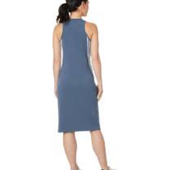 Adidas Women's Sporty Blue Midi Dress - Picture 4 of 5